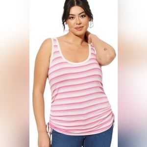 Torrid Scoop neck side tie tank